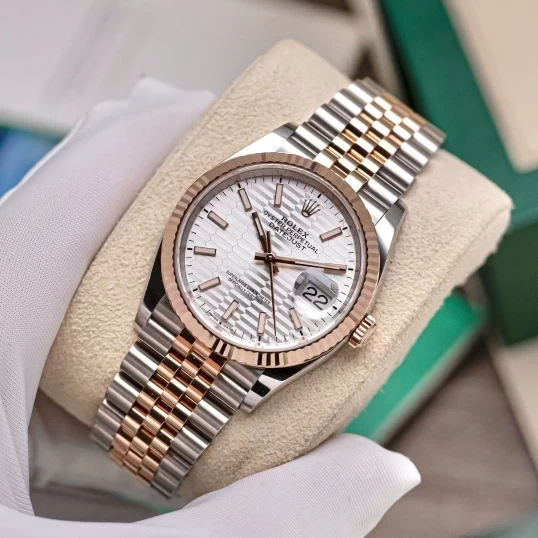 Rolex Oyster Perpetual Datejust 36mm 126231 Mặt số hoạ tiết gạch ( Brick Pattern Dial )
