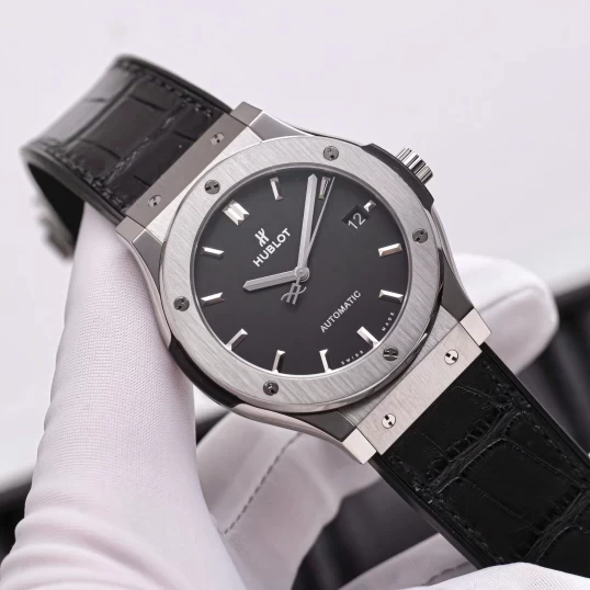 Hublot Classic Fusion Titanium 45mm 511.NX.1171.LR  Black Dial
