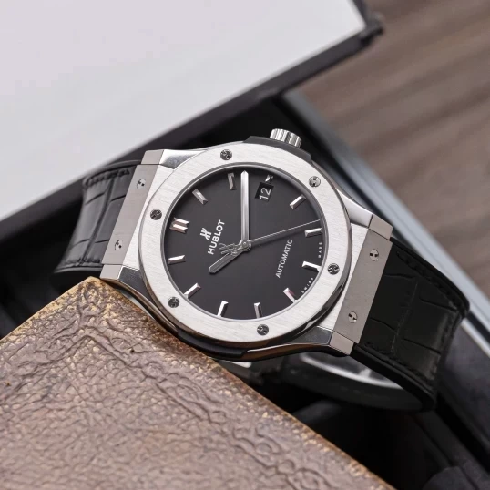 Hublot Classic Fusion Titanium 45mm 511.NX.1171.LR  Black Dial