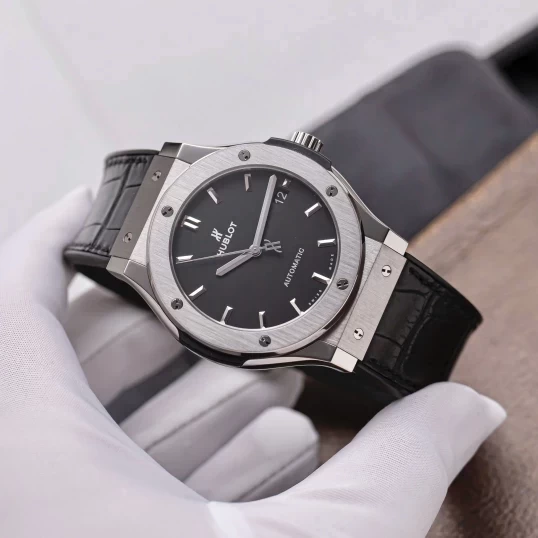 Hublot Classic Fusion Titanium 45mm 511.NX.1171.LR  Black Dial