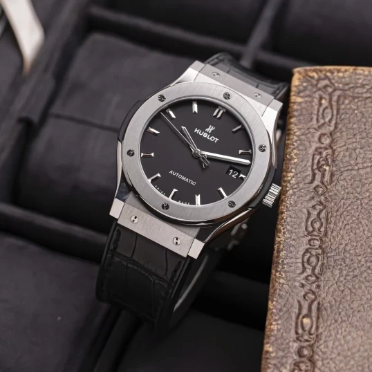Hublot Classic Fusion Titanium 45mm 511.NX.1171.LR  Black Dial