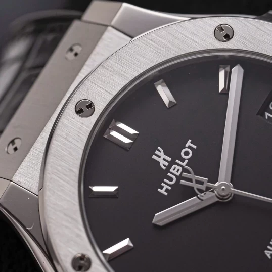 Hublot Classic Fusion Titanium 45mm 511.NX.1171.LR  Black Dial