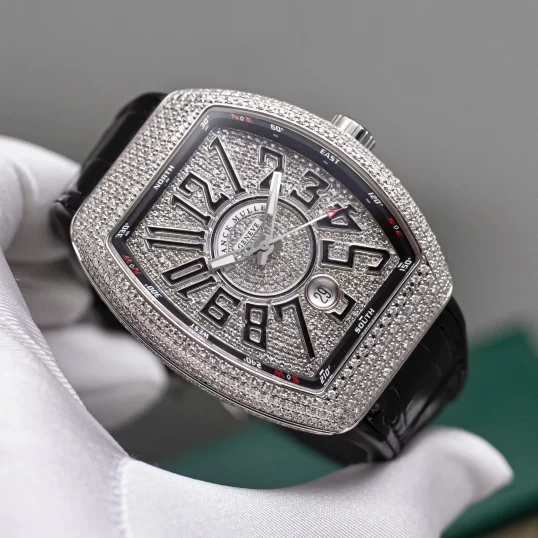 Franck Muller V41 Full Kim Cương Tự Nhiên Fullbox 2023
