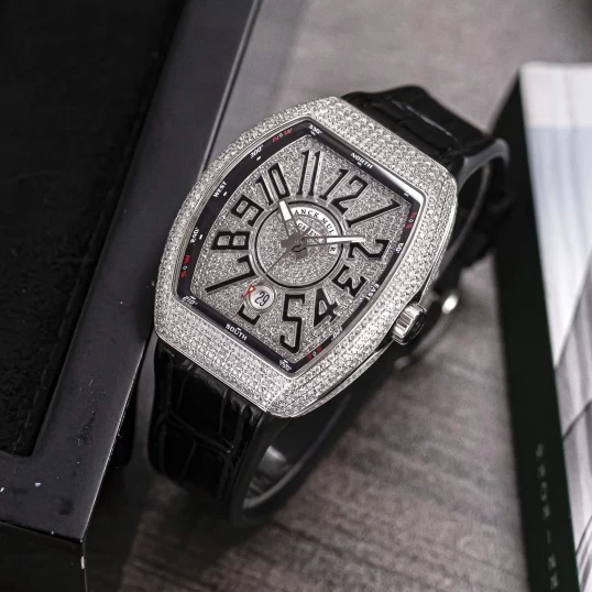 Franck Muller V41 Full Kim Cương Tự Nhiên Fullbox 2023