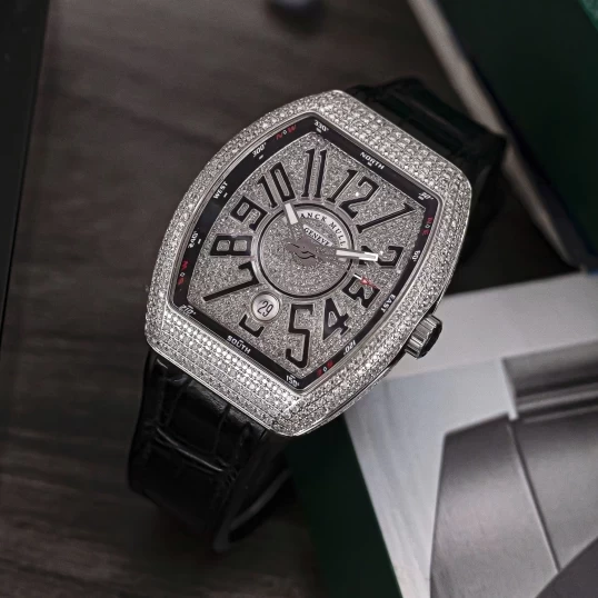 Franck Muller V41 Full Kim Cương Tự Nhiên Fullbox 2023