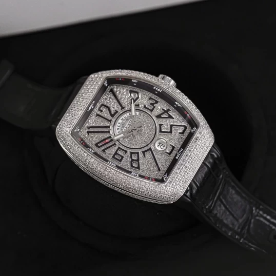 Franck Muller V41 Full Kim Cương Tự Nhiên Fullbox 2023