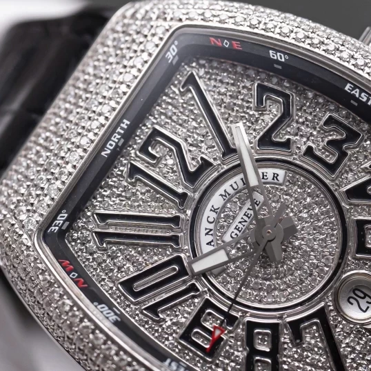 Franck Muller V41 Full Kim Cương Tự Nhiên Fullbox 2023