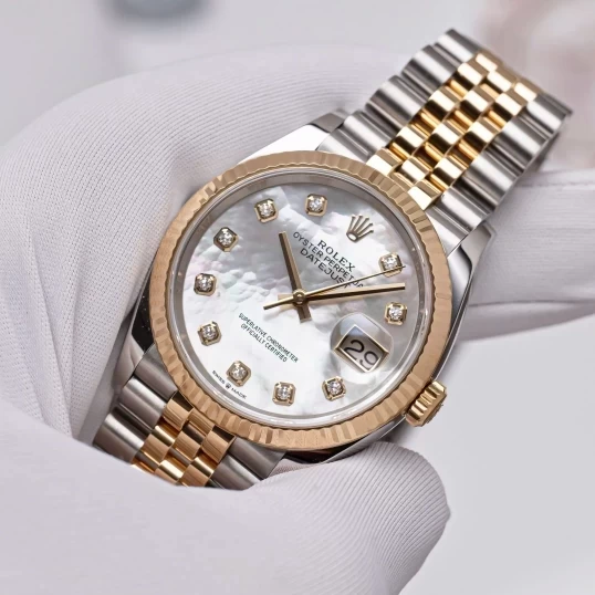 Rolex Oyster Perpetual Datejust 36 126233 White MOP Dial