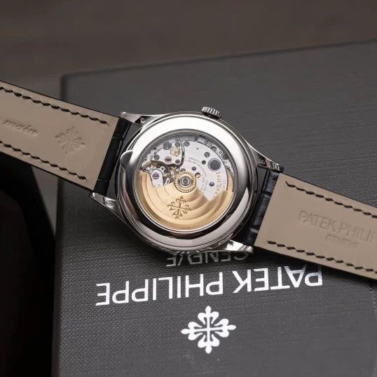 Patek Philippe Complications 38.5mm 5396G-011 Annual Calendar Moon Phases White Gold