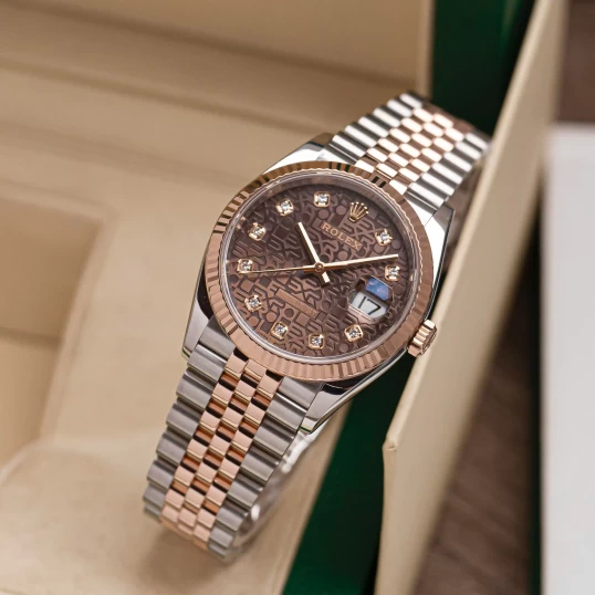 Rolex Oyster Perpetual Datejust 36mm 126231 Vi tính nâu