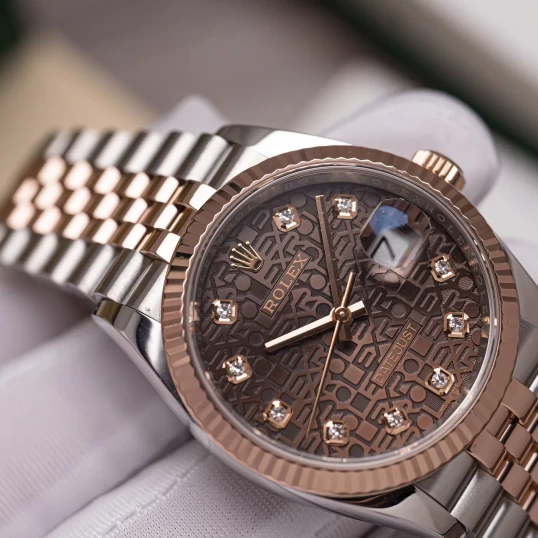 Rolex Oyster Perpetual Datejust 36mm 126231 Vi tính nâu