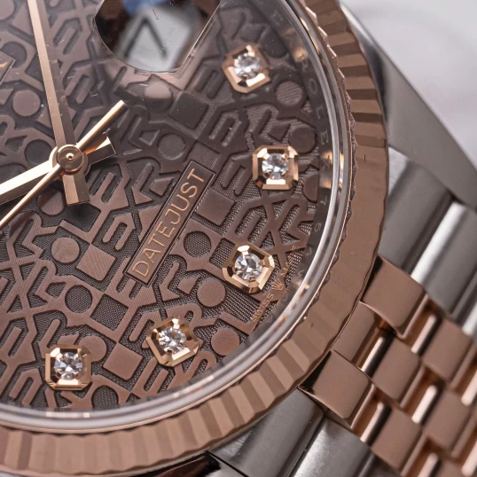 Rolex Oyster Perpetual Datejust 36mm 126231 Vi tính nâu