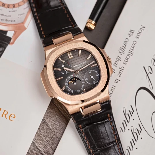 Patek Philippe Nautilus Moonphase Power Reserve 5712R-001 – 40mm Rose Gold