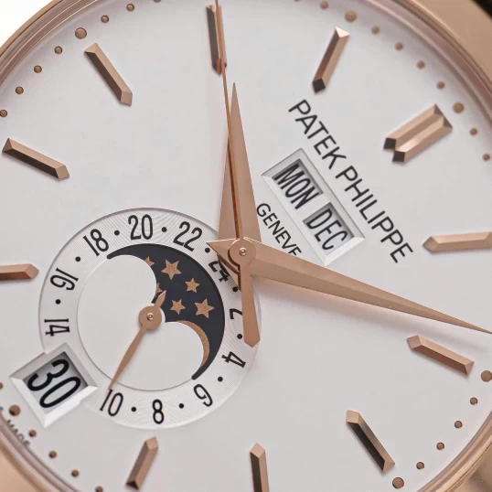 Patek Philippe Complications Annual Calendar Moon Phases 5396R-011 – 18K Rose Gold, White Dial