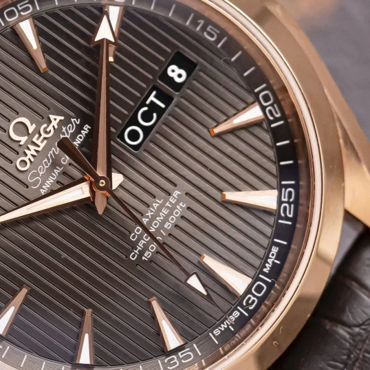 Omega Seamaster Aqua Terra 150M Co-Axial GMT 43mm 18K Red Gold – 231.53.43.22.06.003