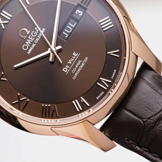 Omega De Ville Co-Axial Annual Calendar 41mm Ref. 431.53.41.22.13.001– Red Gold
