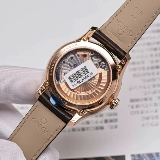 Omega De Ville Co-Axial Annual Calendar 41mm Ref. 431.53.41.22.13.001– Red Gold