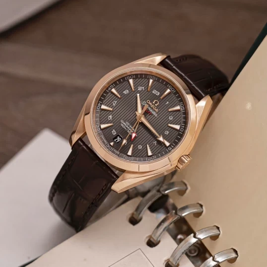 Omega Seamaster Aqua Terra 150M Co-Axial GMT 43mm Red Gold