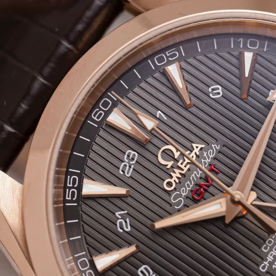Omega Seamaster Aqua Terra 150M Co-Axial GMT 43mm Red Gold