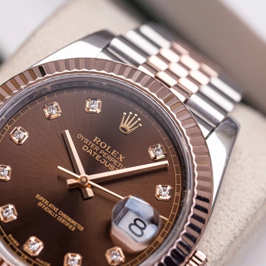 Rolex Oyster Perpetual Datejust 41mm Ref 126331-0004 Chocolate Dial