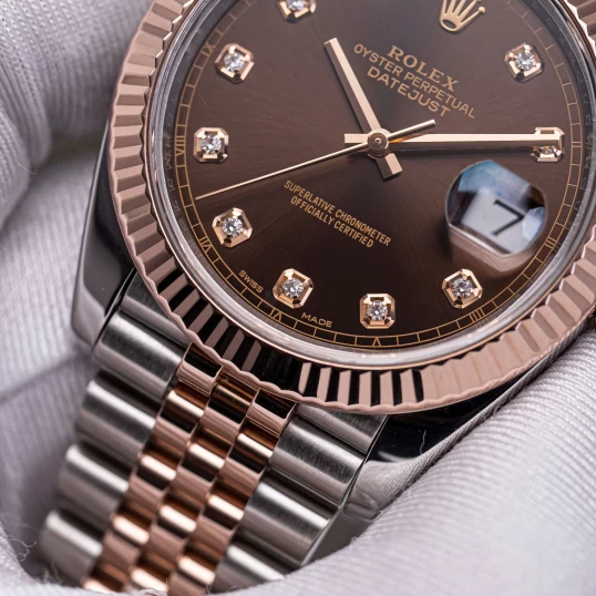 Rolex Oyster Perpetual Datejust 41mm Ref 126331-0004 Chocolate Dial