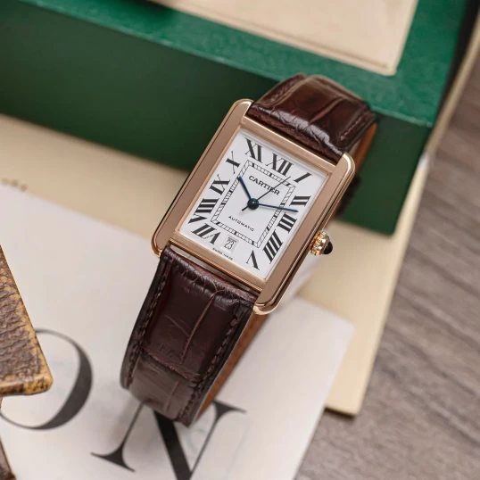 Cartier Tank Solo Large Model Quartz – Stainless Steel – Ref. W5200026