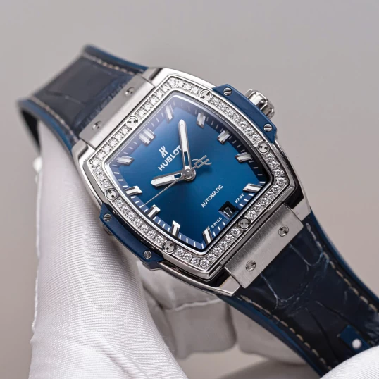 Hublot Spirit of Big Bang 39mm Titanium Blue Diamond Bezel – Ref. 665.NX.7170.LR.1204