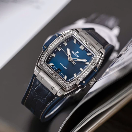 Hublot Spirit of Big Bang 39mm Titanium Blue Diamond Bezel – Ref. 665.NX.7170.LR.1204