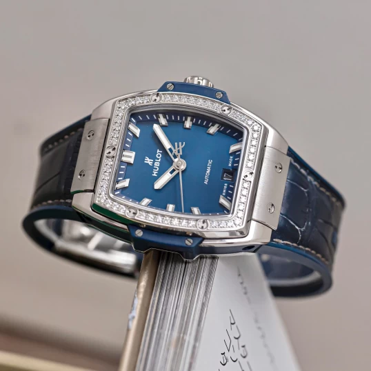 Hublot Spirit of Big Bang 39mm Titanium Blue Diamond Bezel – Ref. 665.NX.7170.LR.1204