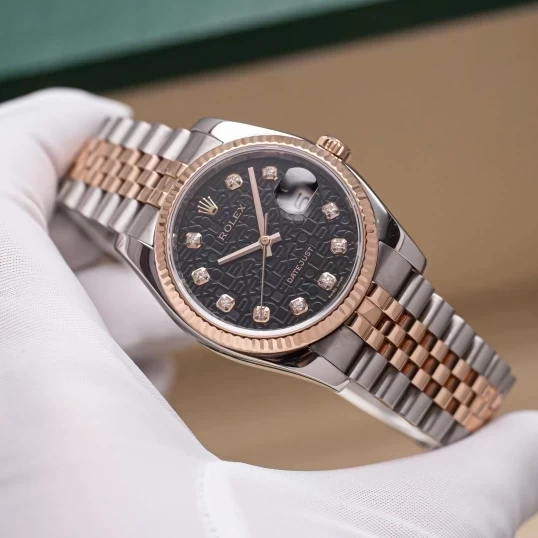 Rolex Oyster Perpetual Datejust 36mm ref 116231 Vi tính đen