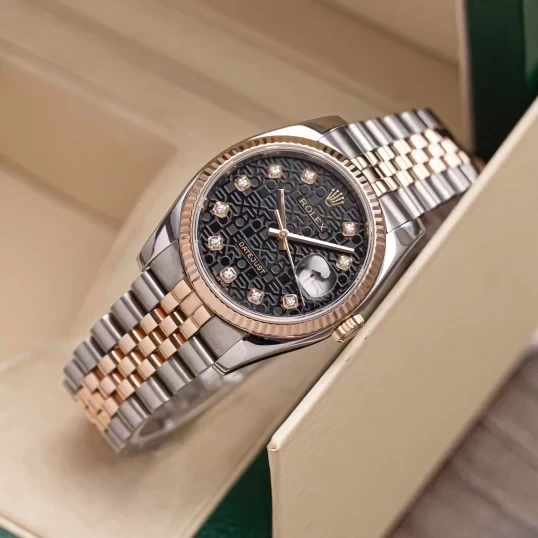 Rolex Oyster Perpetual Datejust 36mm ref 116231 Vi tính đen