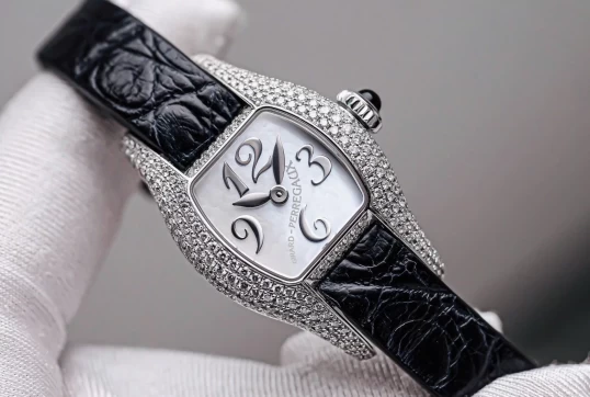 Girard Perregaux Richeville Bonzai 2 in White Gold with Diamond Bezel – Ref. 26620.D53P721.JK6A