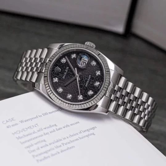 Rolex Oyster Perpetual Datejust 36mm 116234 Vi tính đen