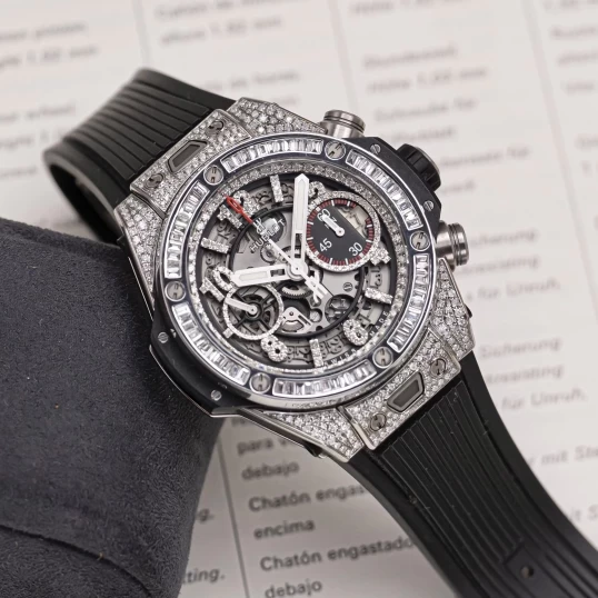 Hublot Big Bang Unico 42mm Ref. 441.NX.1170.RX Custom full kim cương thiên nhiên