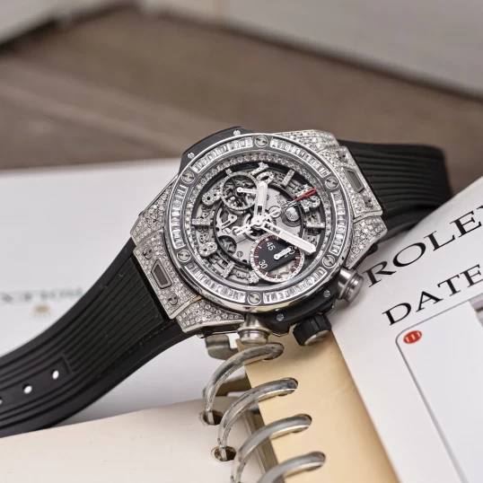 Hublot Big Bang Unico 42mm Ref. 441.NX.1170.RX Custom full kim cương thiên nhiên