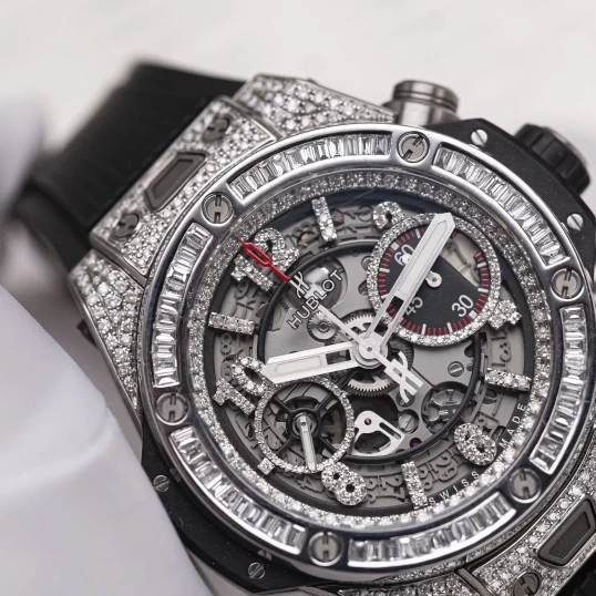 Hublot Big Bang Unico 42mm Ref. 441.NX.1170.RX Custom full kim cương thiên nhiên