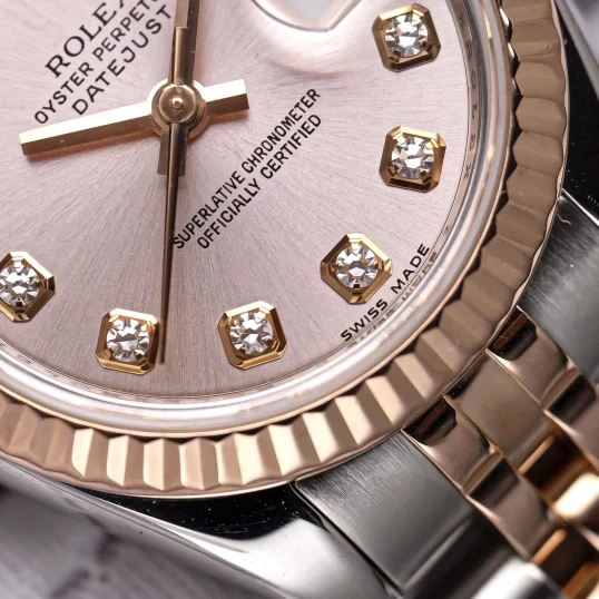 Rolex Oyster Perpetual Lady-Datejust 26mm 179171 Mặt số màu hoa hồng