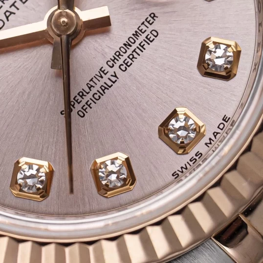 Rolex Oyster Perpetual Lady-Datejust 26mm 179171 Mặt số màu hoa hồng
