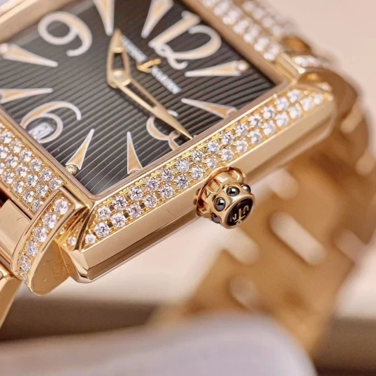 Ulysse Nardin Caprice 136-91AC/06-02 Rose Gold Diamond Black Dial