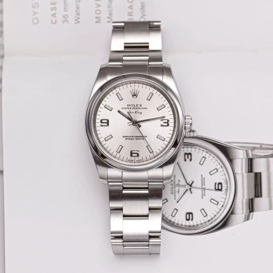 Rolex Oyster Perpetual Air King 114200-0024 Sliver Dial