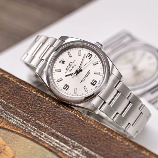 Rolex Oyster Perpetual Air King 114200-0024 Sliver Dial