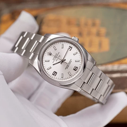 Rolex Oyster Perpetual Air King 114200-0024 Sliver Dial