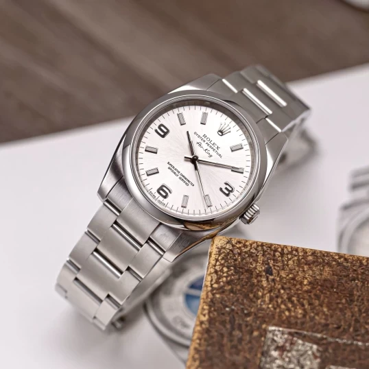 Rolex Oyster Perpetual Air King 114200-0024 Sliver Dial
