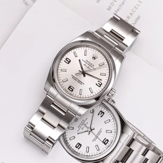 Rolex Oyster Perpetual Air King 114200-0024 Sliver Dial