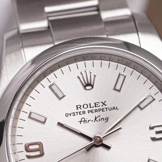 Rolex Oyster Perpetual Air King 114200-0024 Sliver Dial