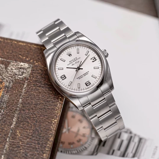 Rolex Oyster Perpetual Air King 114200-0024 Sliver Dial