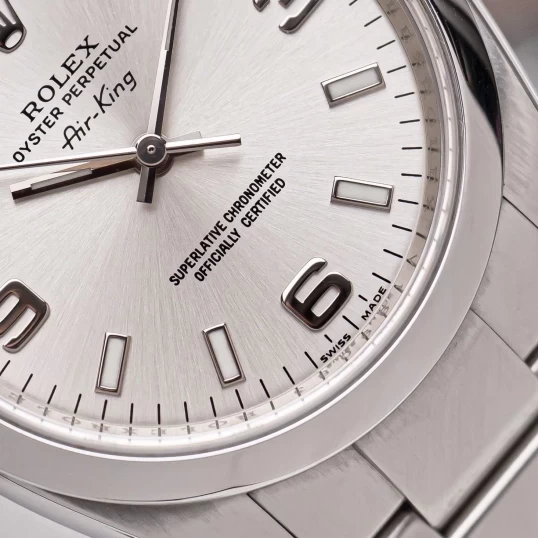 Rolex Oyster Perpetual Air King 114200-0024 Sliver Dial