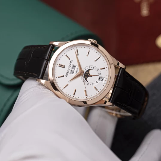 Patek Philippe Annual Calendar Moonphase 5396R-011 – Rose Gold, White Dial