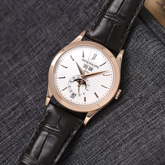 Patek Philippe Annual Calendar Moonphase 5396R-011 – Rose Gold, White Dial