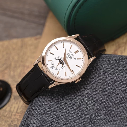 Patek Philippe Annual Calendar Moonphase 5396R-011 – Rose Gold, White Dial
